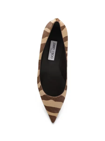 Pantofi cu toc Jimmy Choo cu imagine cu model zebră