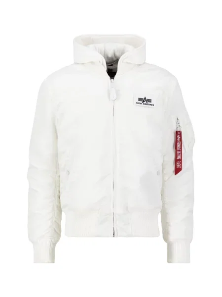 Alpha Industries Geacă bomber Back Print Regular Fit alb
