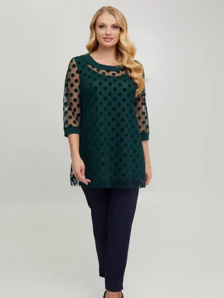 Блуза All Posa зелений