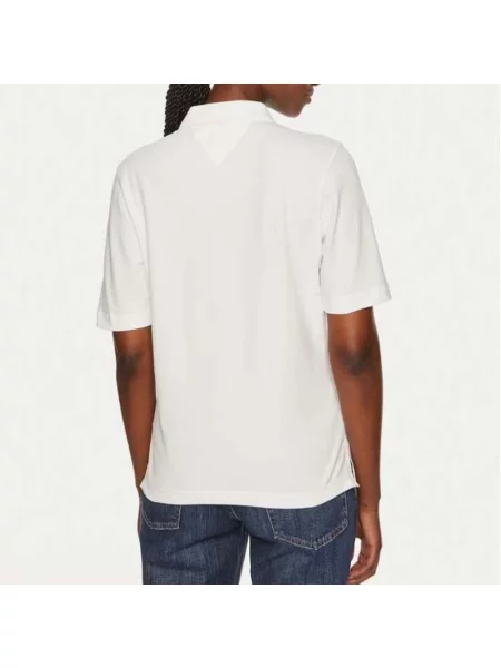 Koszulka polo Tommy Hilfiger biała