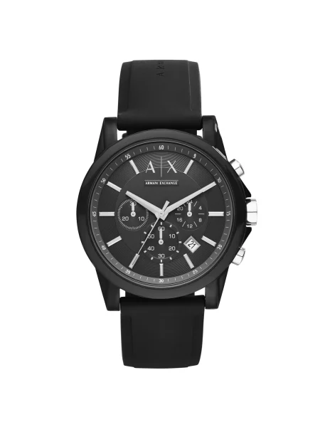 ARMANI EXCHANGE Ceas analogic gri argintiu negru