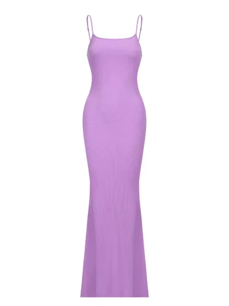 Cfab Ruha Ribbed Cami Maxikleid ibolyakék