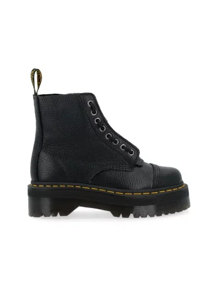Botki Dr. Martens sznurowane skórzane czarne