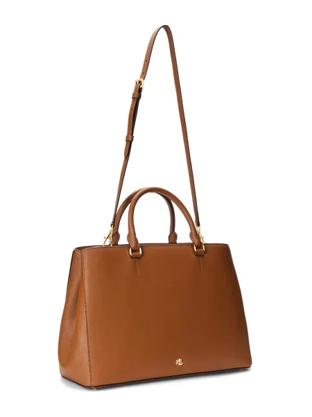 Τσάντα Lauren Ralph Lauren καφέ