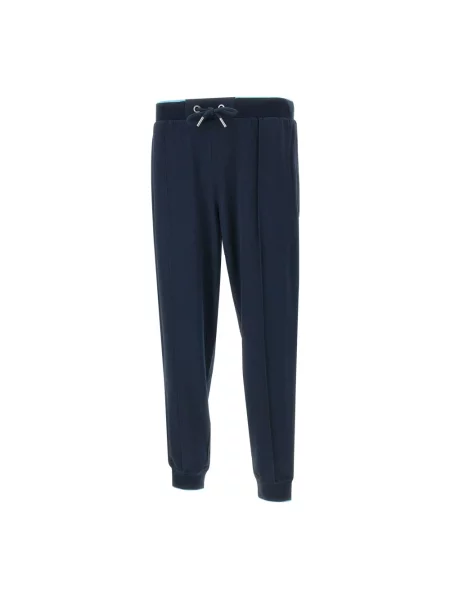 Spodnie Sun68 w paski polarowe niebieskie