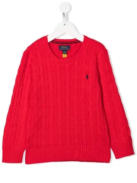 Koszulka polo dziecięca Polo Ralph Lauren czerwona