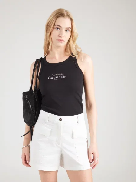 Bluză Calvin Klein negru
