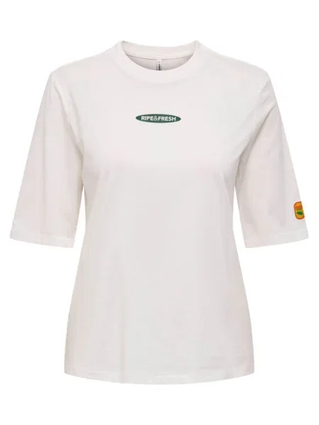 ONLY Tricou Phoebe alb