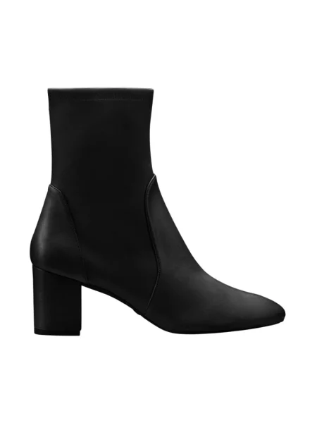 Botki Stuart Weitzman skórzane czarne