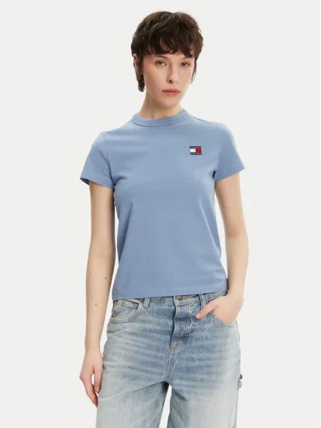 Tommy Jeans Marškinėliai mėlyna