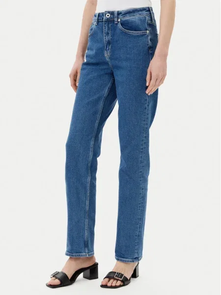 Karl Lagerfeld Jeans Blugi Straight Fit albastru