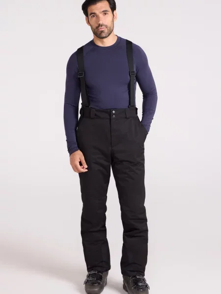 Interstellar wodoodporne spodnie narciarskie Black czarne