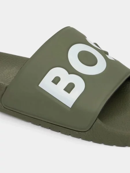 Шльопанці Boss зелені
