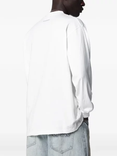 Tricou Dagger cu imagine alb