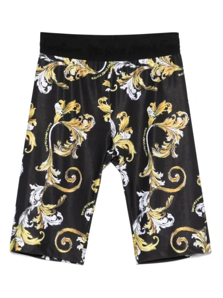 Szorty jeansowe Versace Jeans Couture czarne