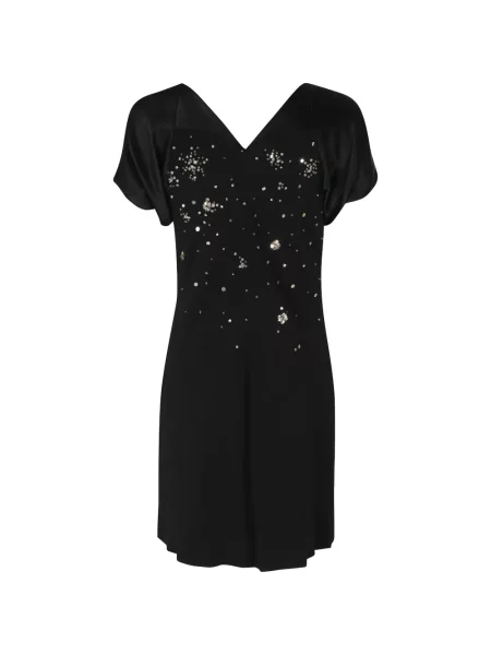 Rochie mini Alberta Ferretti cu paiete negru