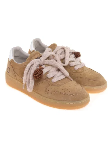 Sneakersy D.a.t.e. skórzane beżowe