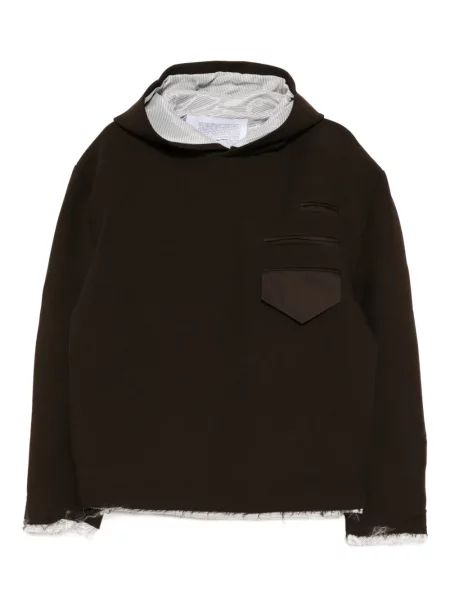 Bluza z kapturem Sonia Carrasco brązowa