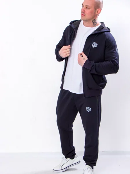 Носи своє Спортивний костюм Бавовна/поліестер синій