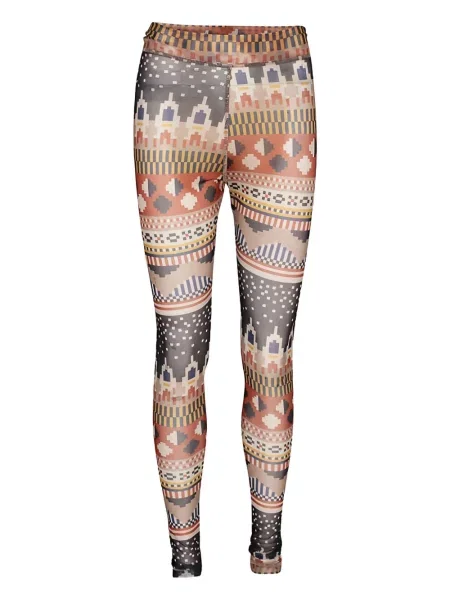 Leggings Henrik Vibskov cu imprimeu geometric maro