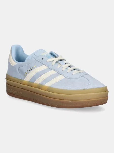 Semišové tenisky adidas Originals Gazelle Bold modrá