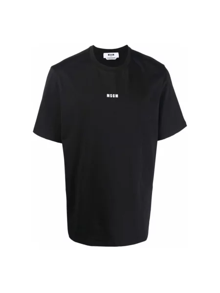 Koszulka Msgm z logo czarna