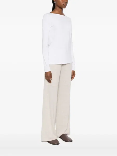 Tricou Wolford lung alb