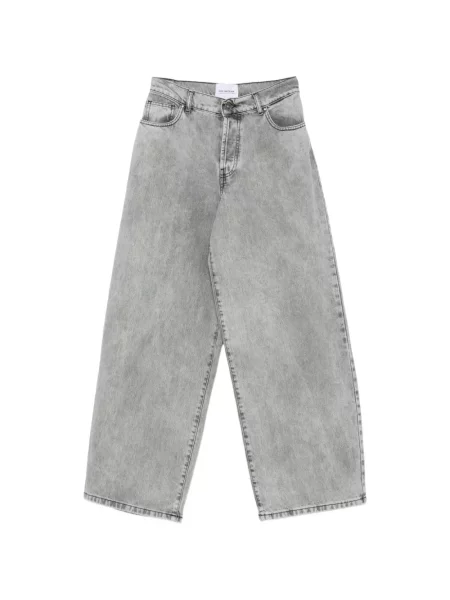 Blugi cu picior larg God Save Denim gri