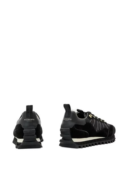 Sneakerși Allsaints din dantelă negru