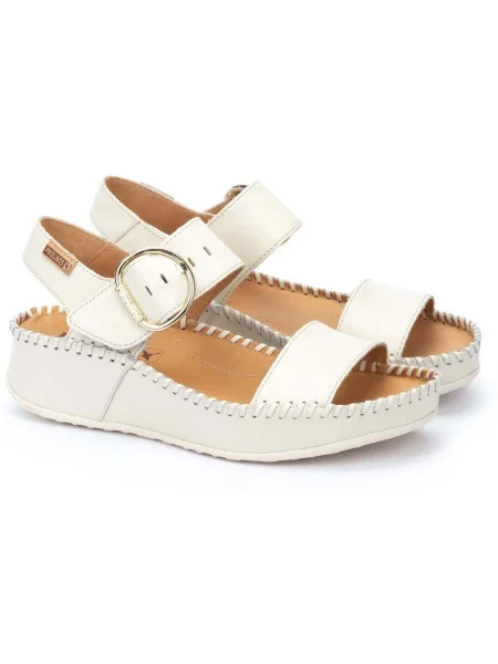 Pantofi Pikolinos de lână alb