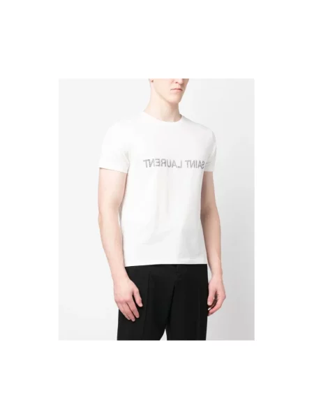 Koszulka Saint Laurent biała