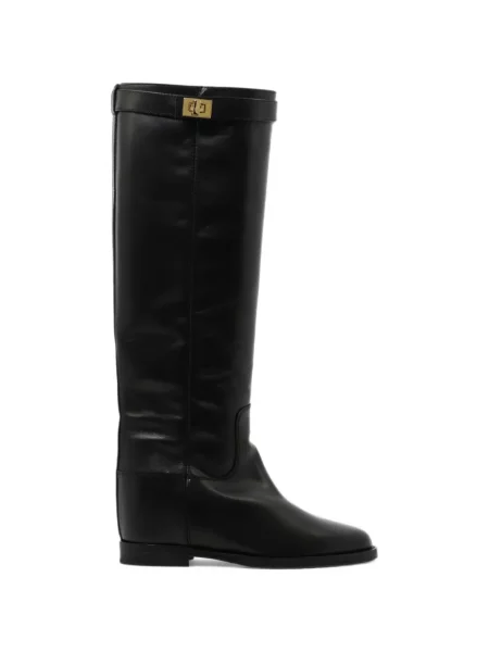 Botine Via Roma 15 din piele negru