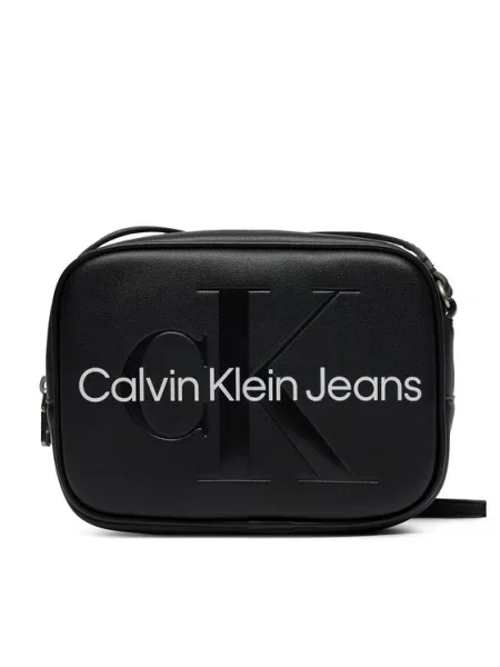 Calvin Klein Jeans Válltáska / fehér fekete