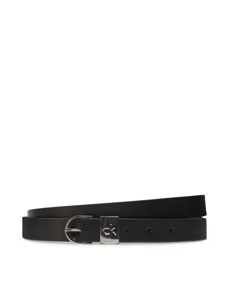 Ζώνη Γυναικεία Calvin Klein Ck Loop Rnd Buckle μαύρο