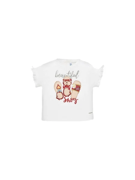 Tricou copii Mayoral alb