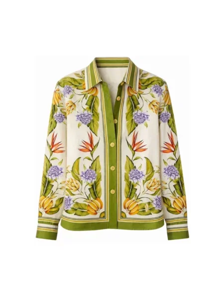 Wielobarwność koszula Farm Rio w tropikalny nadruk