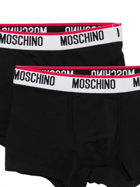 Boxeri Moschino cu autograf negru