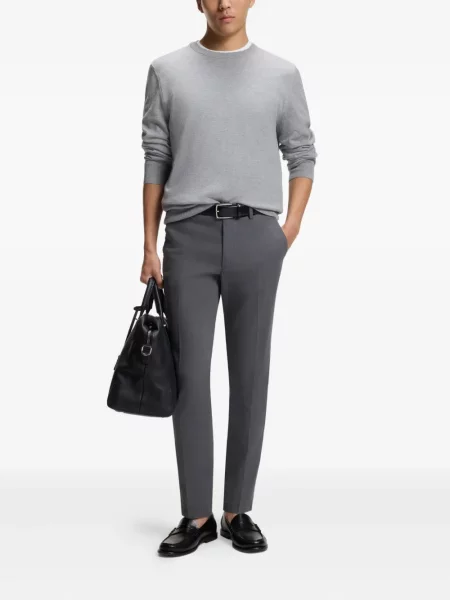 Pantaloni Boss conici gri