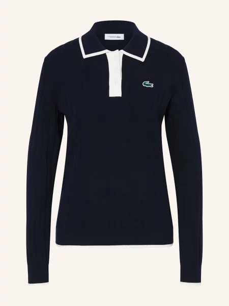 Lacoste Funkční Polokošile tmavě modrá