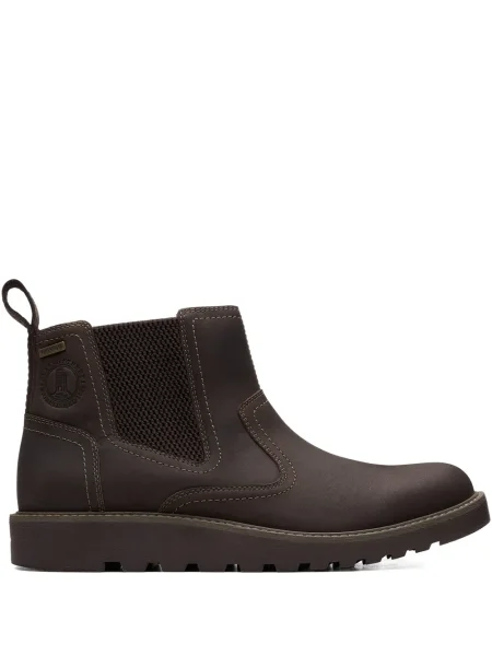 Botine Clarks din piele maro
