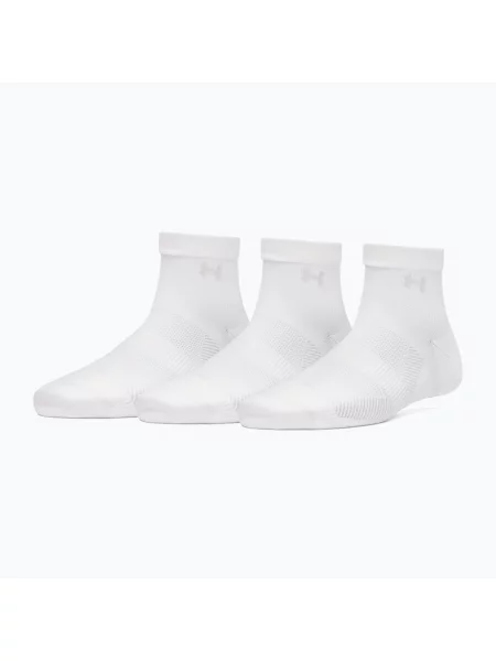 Șosete pentru femei Under Armour Vanish 3 Pack white/white/halo gray alb
