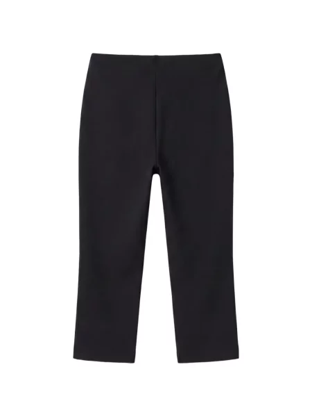 Decupat pantaloni Reformation tricotate negru
