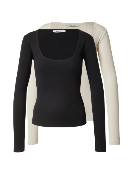 ABOUT YOU Tricou Liane bej negru