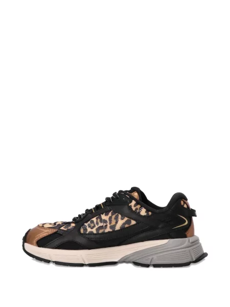 Sneakerși Karl Lagerfeld cu imagine cu model leopard negru