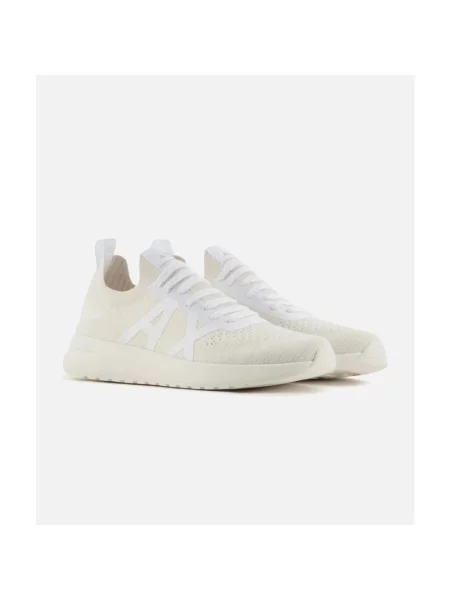 Sneakersy Armani Exchange białe