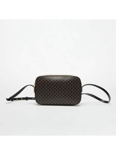 Geantă Calvin Klein Emblem Aop Elongated Camera Bag Black Universal negru