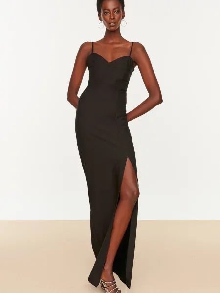 Rochie de seară Trendyol negru
