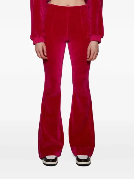 Pantaloni Amiri din velur roz