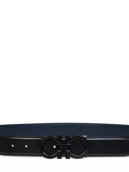 Cu centură reversibil curea Ferragamo negru