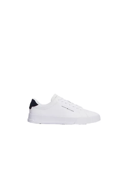 Tommy Hilfiger buty sportowe z zawartością skóry Mężczyźni skóra jednolity 41 biały